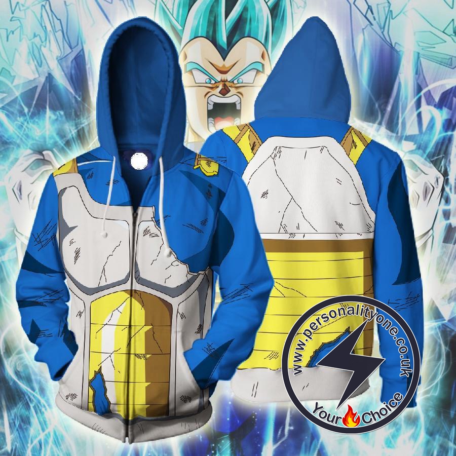 Dragon Ball Z - Vegeta Armor ZipUp - Hoodies Jackets